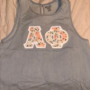 Alpha phi jean shirt